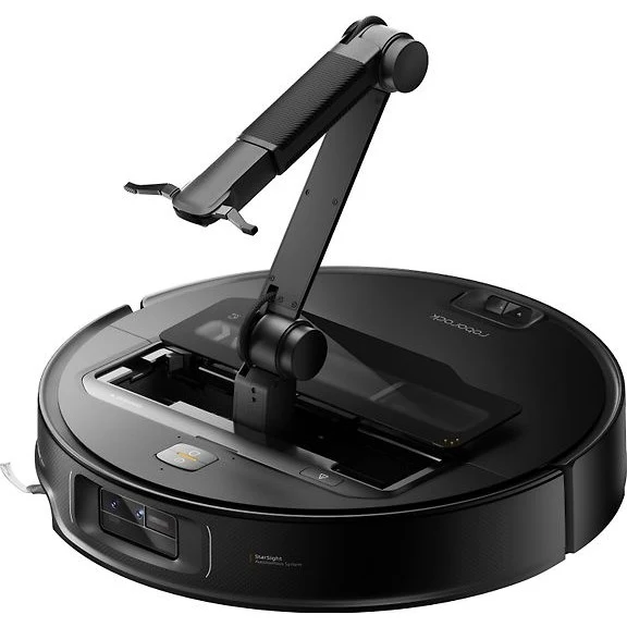 Roborock Saros Z70 Robot Vacuum Cleaner With Dock, Black