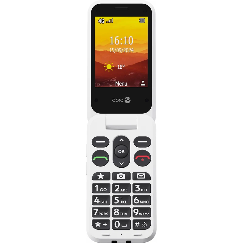 Doro Leva L31s 4G, Red/White