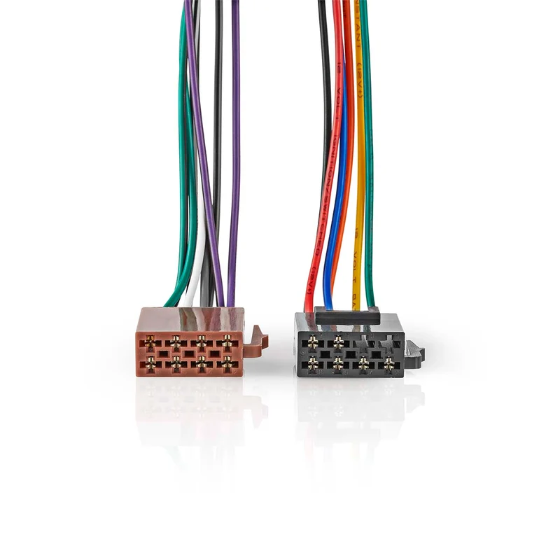 ISO-Kabel voor Autoradio ISO-compatibiliteit: Standaard - 0.15m - Rond