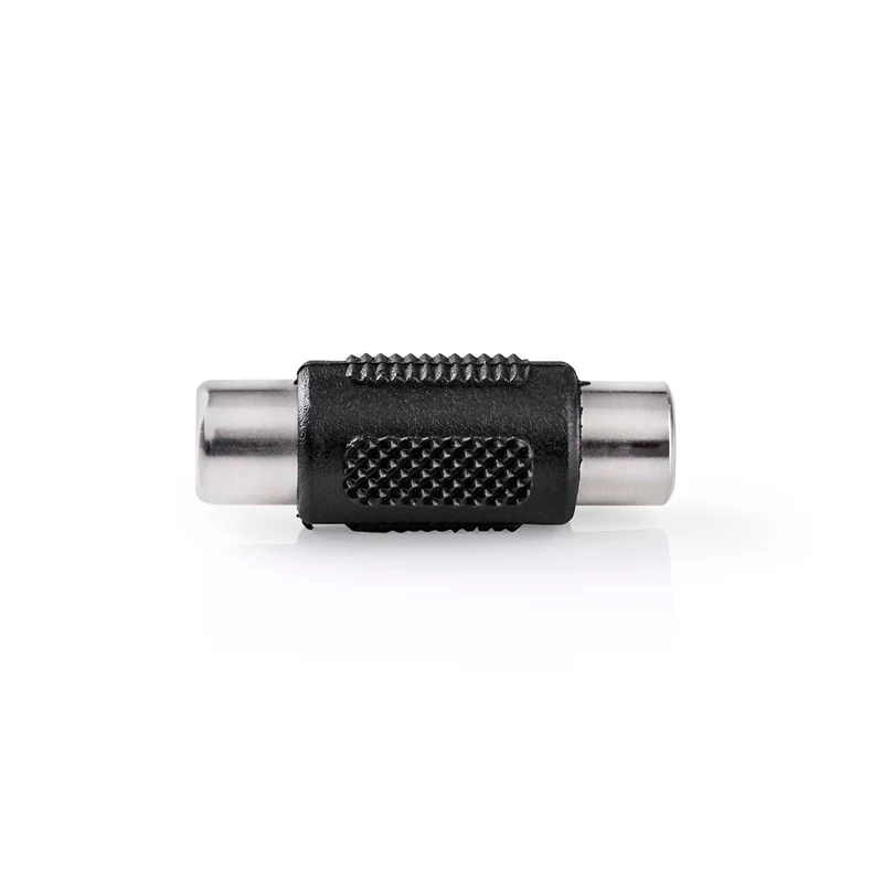 Mono-Audioadapter RCA Female - RCA Female - Vernikkeld