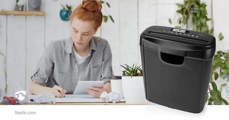 Papierversnipperaar Strips Snijden - 6x A4-pagina's - 10l