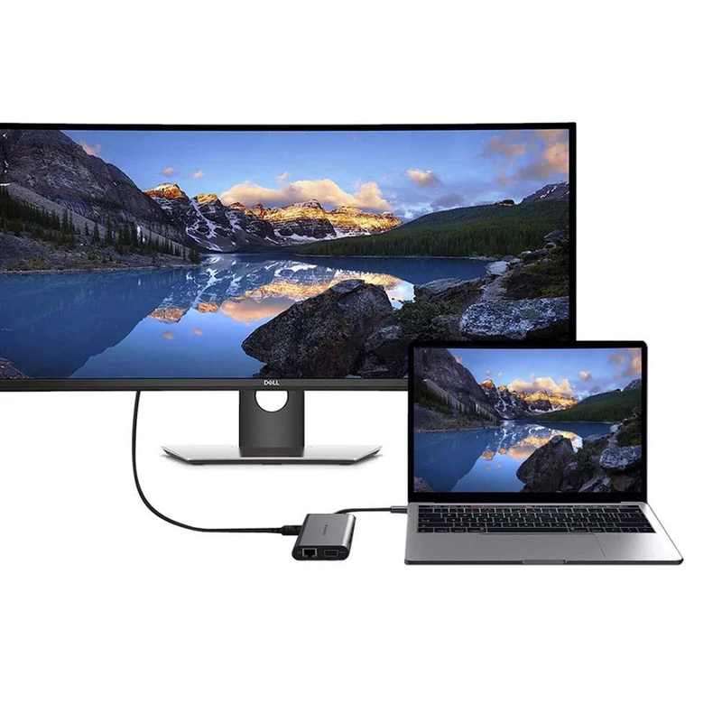 Zikko USB-C 11-i1 Hub med HDMI 4xUSB VGA SD kort og ethernet
