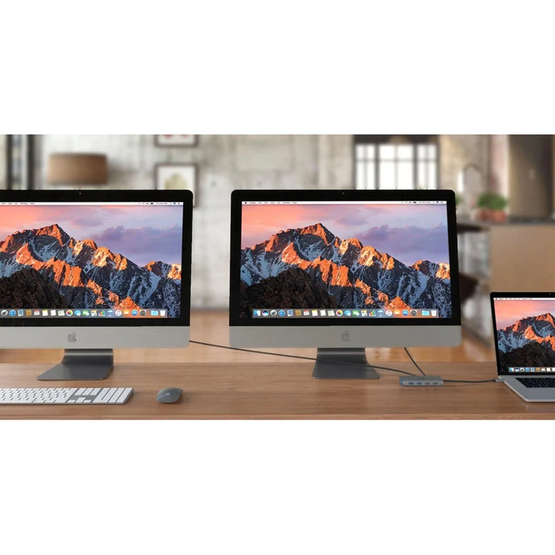 Zikko USB-C 11-i1 Hub med HDMI 4xUSB VGA SD kort og ethernet