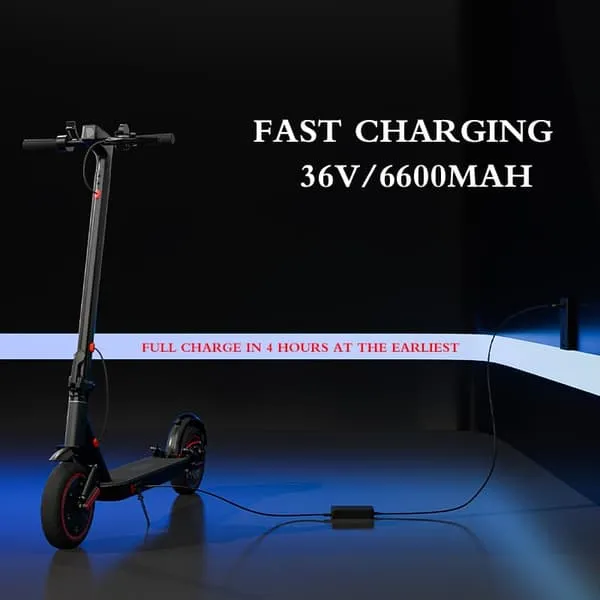 Ultralight Electric Scooter AOVO T1 Pro, 36V 350W 36V Motor, Black