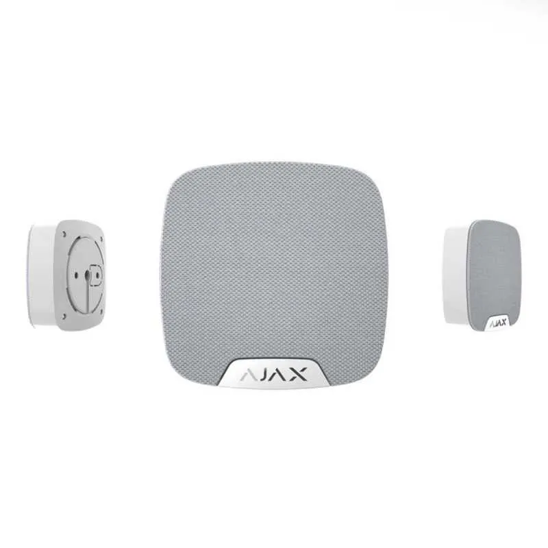 Ajax Sirene de interior para alarme Branco - Ajax HomeSiren Wireless Indoor
