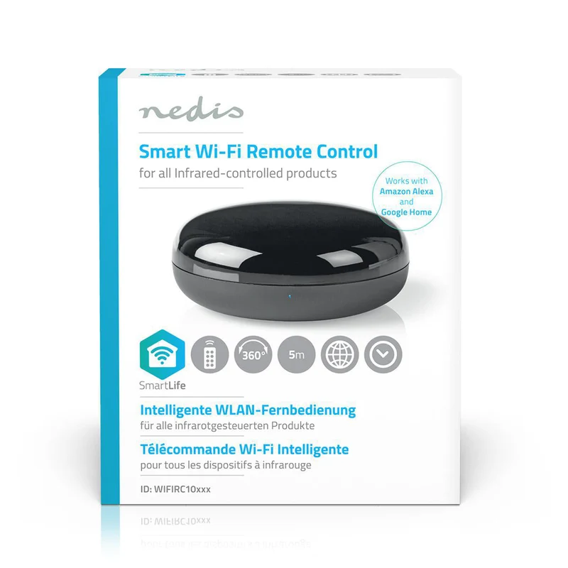Nedis Comando Universal IR Wifi 5 metros de alcance