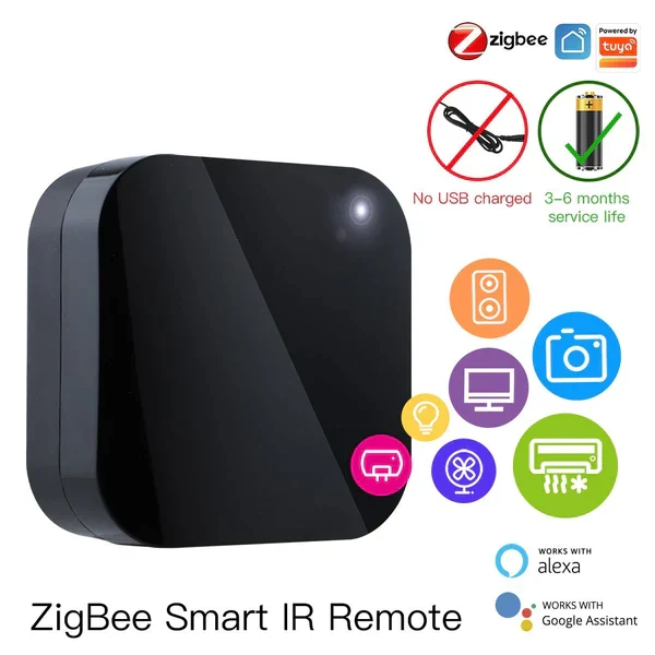 MOES Controlo remoto universal Infravermelhos IR Zigbee