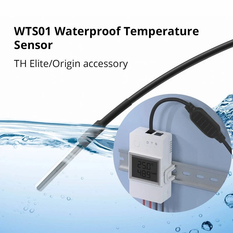 Sonoff Sensor de temperatura à prova de água WTS01