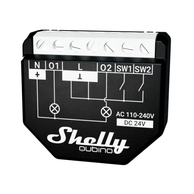 Shelly Qubino Z-Wave 2PM - Módulo Z-Wave