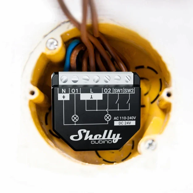 Shelly Qubino Z-Wave 2PM - Módulo Z-Wave