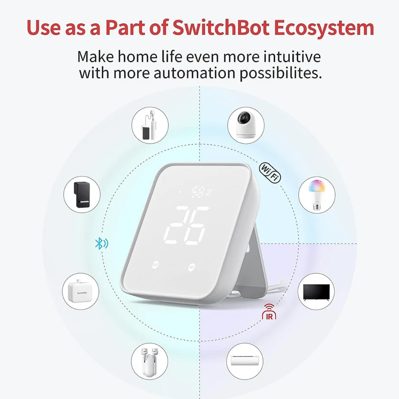 Switchbot Hub 2 - Hub 4 em 1: Todos os dispositivos Switchbot para Matter