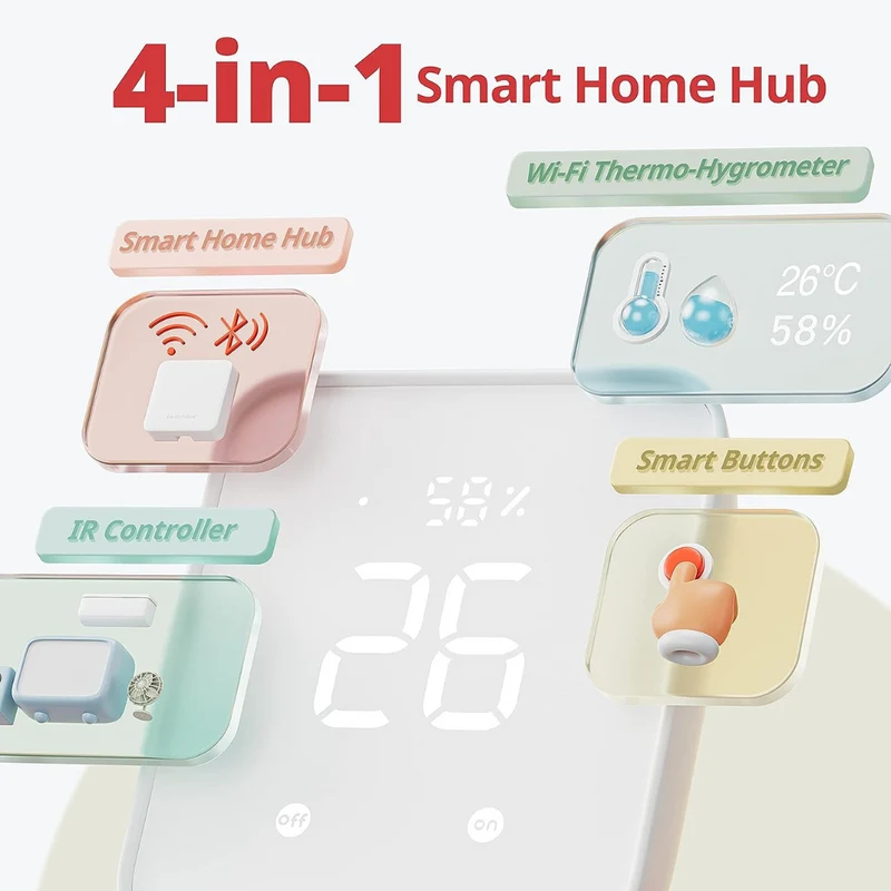 Switchbot Hub 2 - Hub 4 em 1: Todos os dispositivos Switchbot para Matter