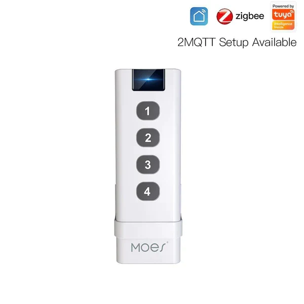 Moes Comando de cenários 4 botões SmartLife Tuya Zigbee