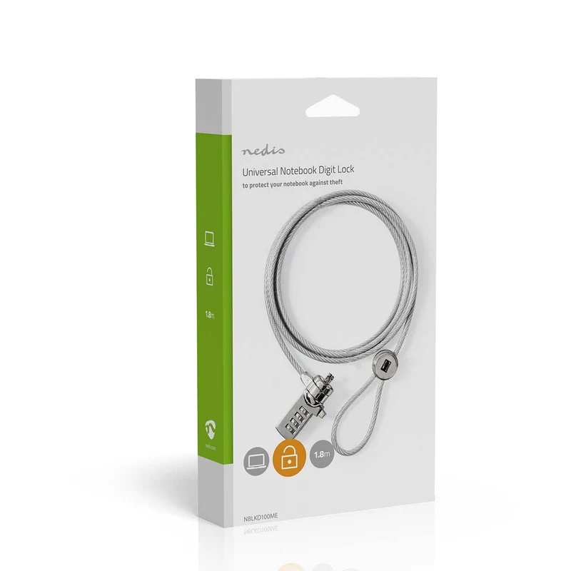Notebook-Slot Type vergrendeling: Digit - 1.80m - Zink Legering