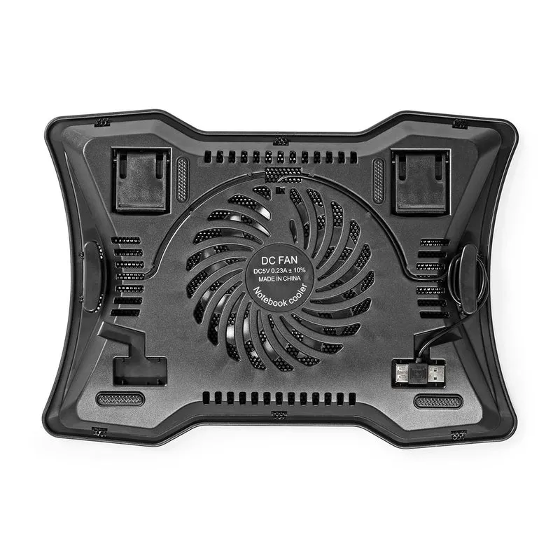 Notebookstandaard Aantal ventilatoren: 1 - USB Gevoed - Aantal standen: 2