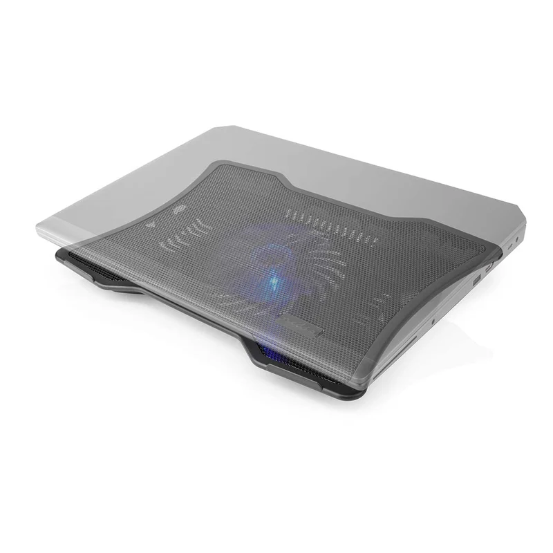 Notebookstandaard Aantal ventilatoren: 1 - USB Gevoed - Aantal standen: 2