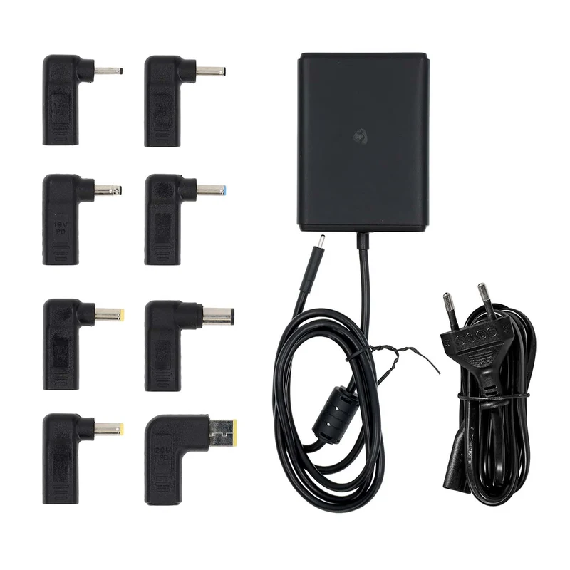 Notebook-Adapter GaN - 100W - 5 / 9 / 12 / 15 / 20 V DC