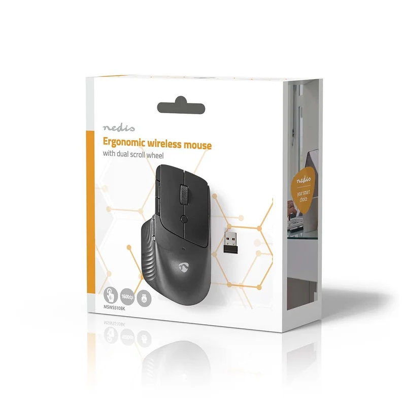 Muis Draadloos - 800 / 1200 / 1600 dpi - Instelbare DPI