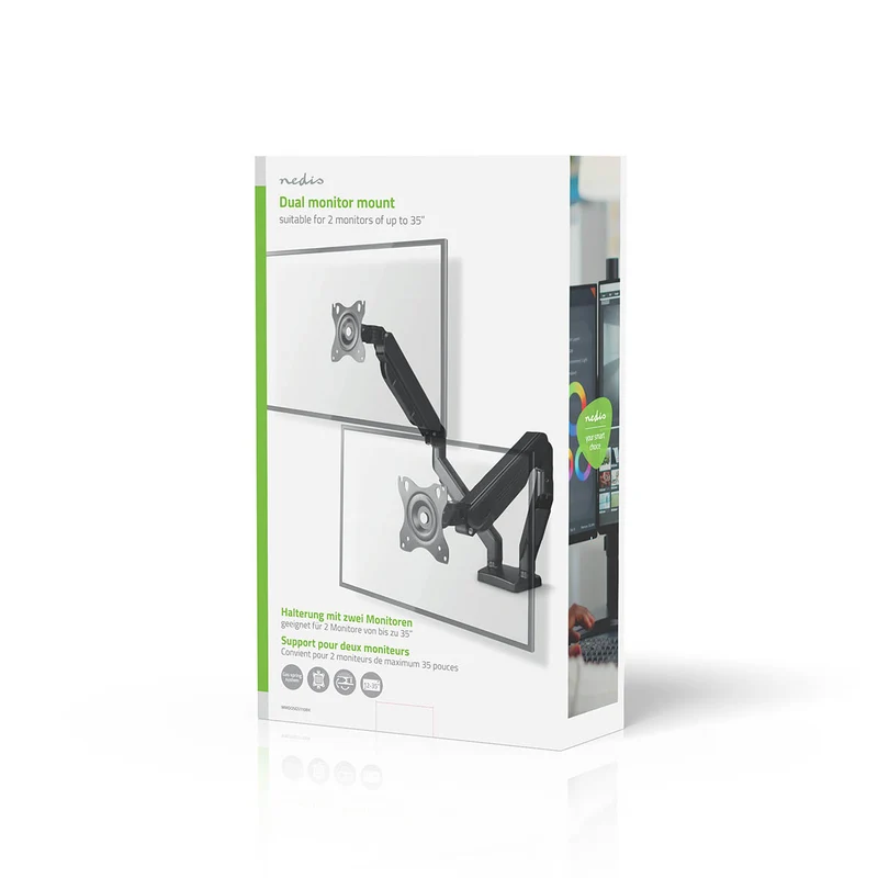 Monitorbeugel voor Bureaus Gasveer - 2 Schermen - 12 - 35"