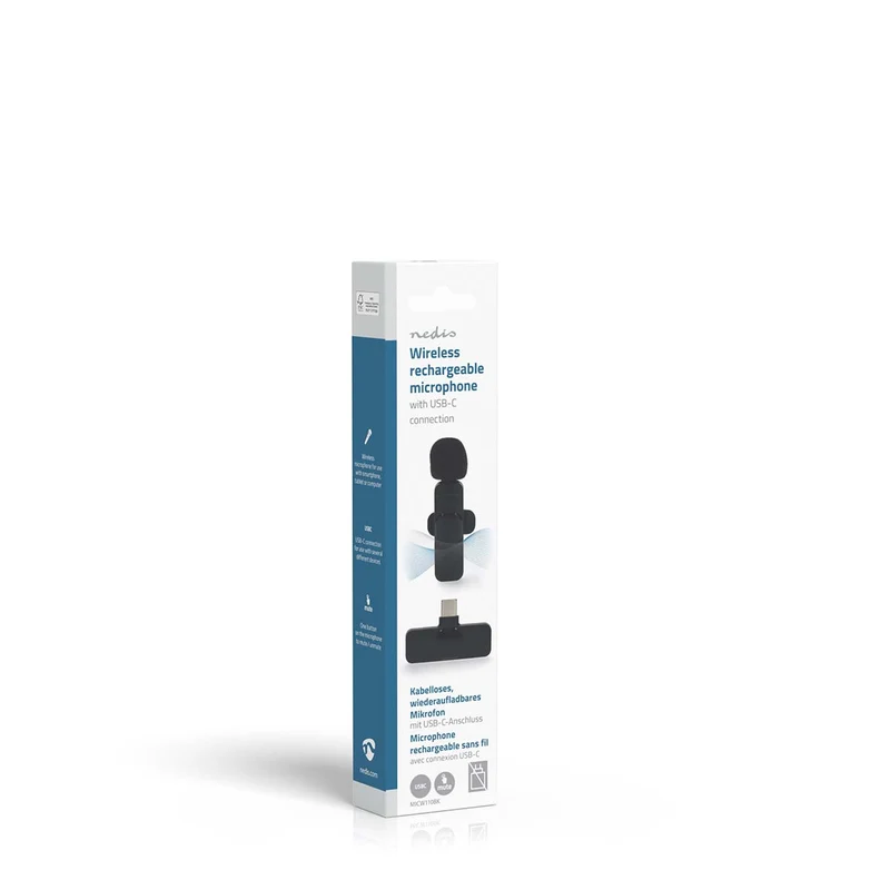 Microfoon Apparaat: Notebook / Smartphone / Tablet - Draadloos / USB Type-C™ - USB-C™ Female