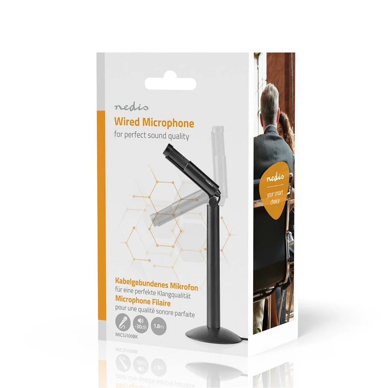 Microfoon Apparaat: Desktop / Notebook / Smartphone / Tablet - Bedraad - 1x 3.5 mm Audio Out