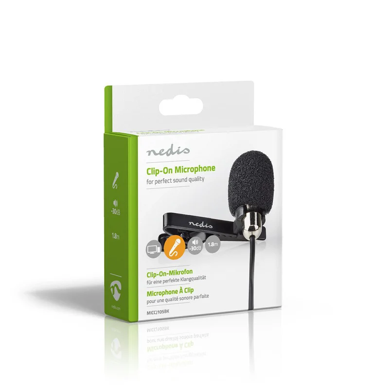 Microfoon Apparaat: Desktop / Notebook / Smartphone / Tablet - Bedraad - 1x 3.5 mm Audio Out