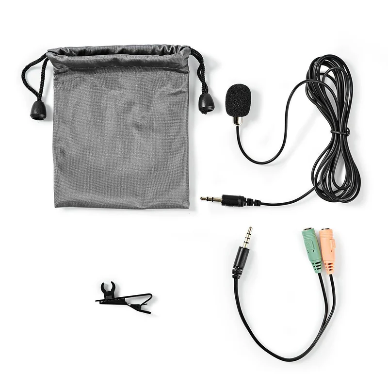 Microfoon Apparaat: Desktop / Notebook / Smartphone / Tablet - Bedraad - 1x 3.5 mm Audio Out
