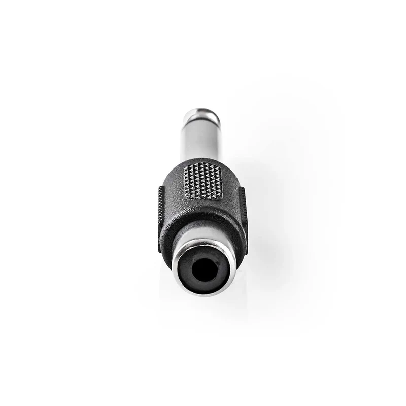Mono-Audioadapter 6,35 mm Male - RCA Female - Vernikkeld