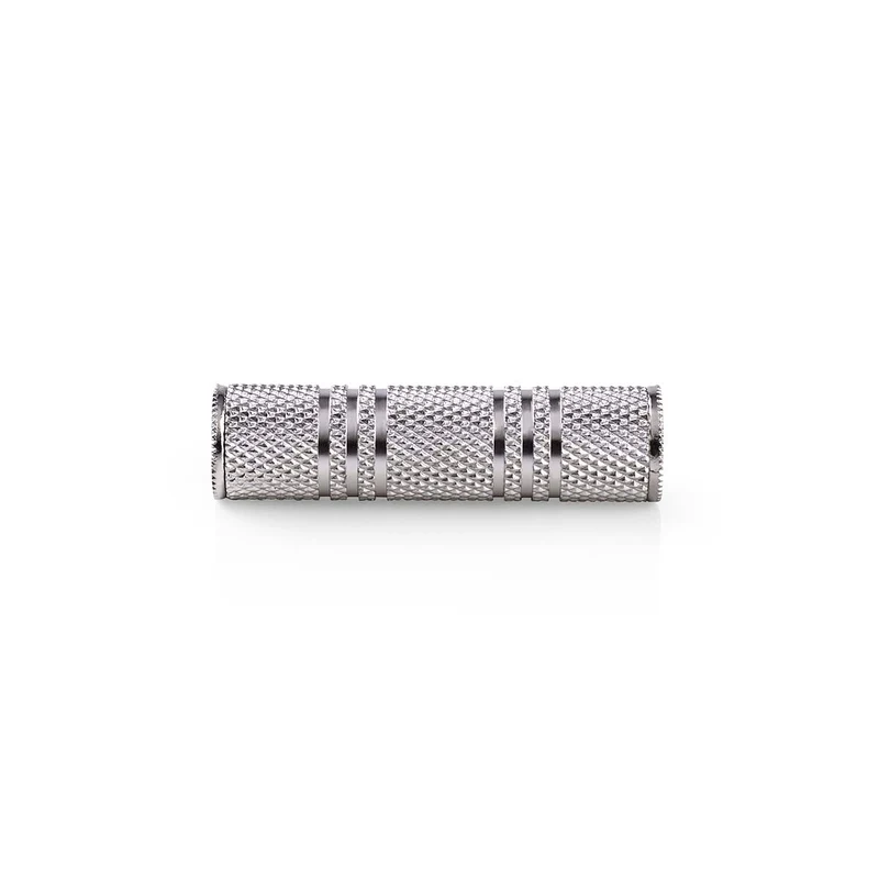 Stereo-Audioadapter 3,5 mm Female - 3,5 mm Female - Vernikkeld