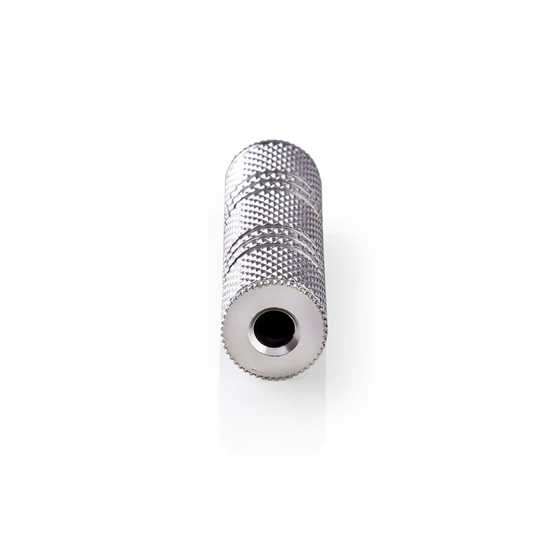 Stereo-Audioadapter 3,5 mm Female - 3,5 mm Female - Vernikkeld