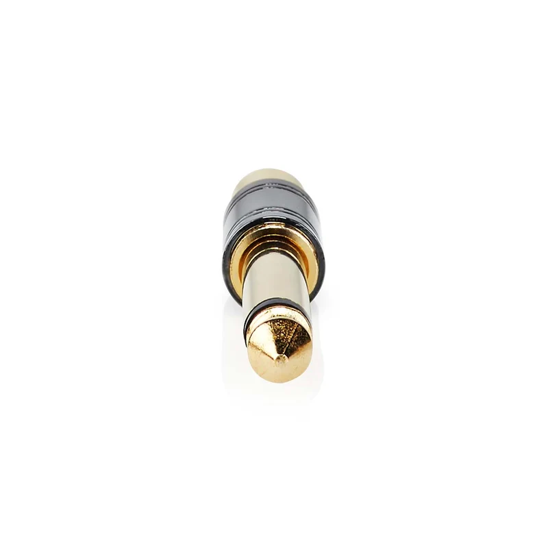 Mono-Audioadapter 6,35 mm Male - RCA Female - Verguld