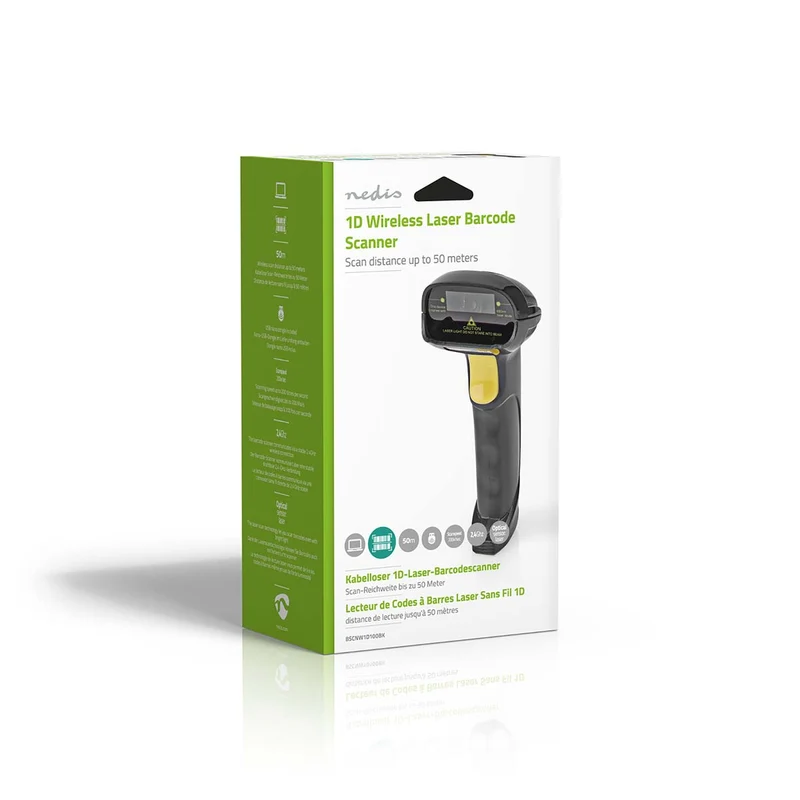 Barcodescanner Laser - Draadloos - 1D Lineair