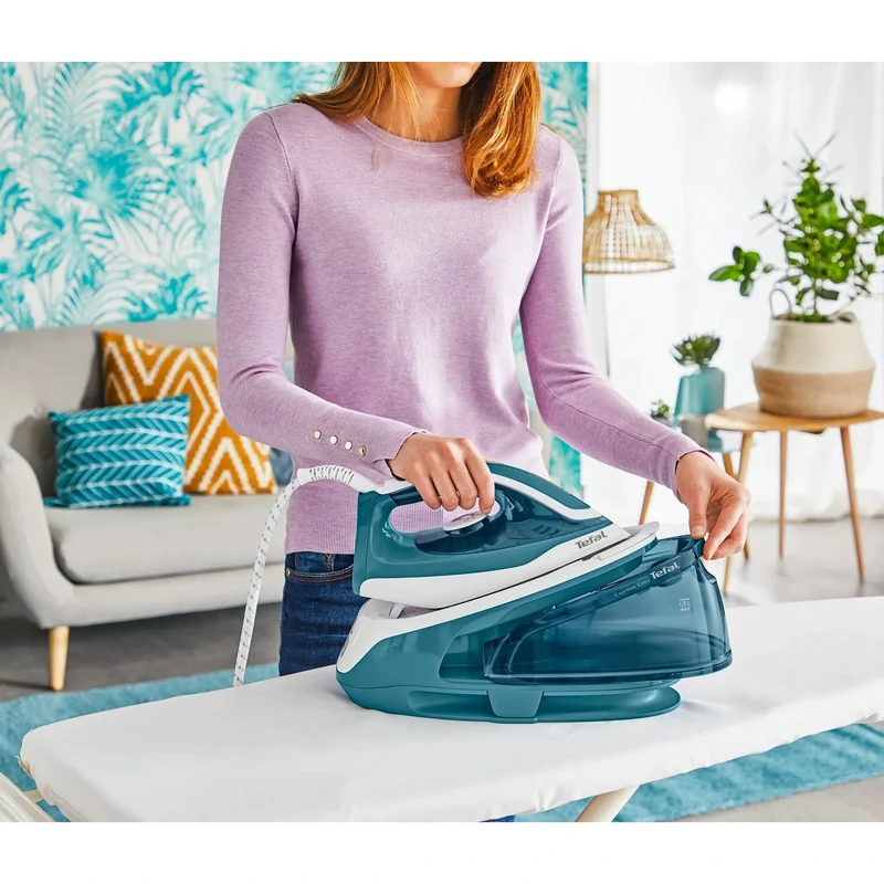 Tefal Express Easy SV6131E0 Steam Iron 2200W, Blue/White