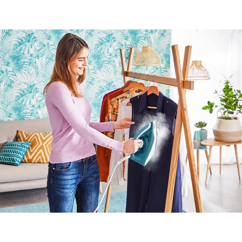 Tefal Express Easy SV6131E0 Steam Iron 2200W, Blue/White