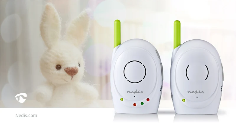 Babyfoon FHSS (Frequency-Hopping Spread Spectrum) - Met terugspreekfunctie - Batterij Gevoed / Netvoeding