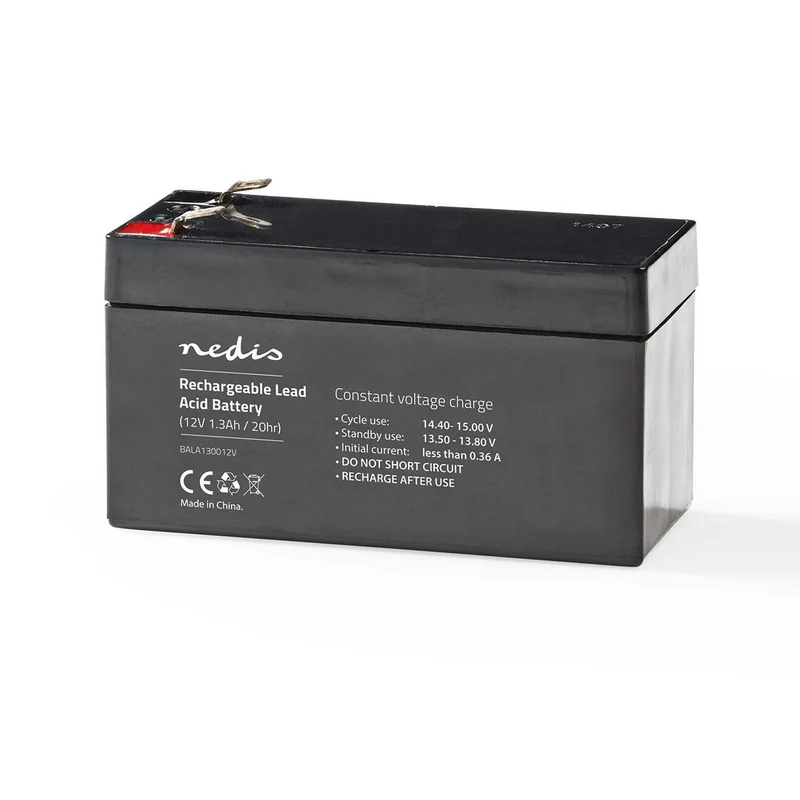 Oplaadbare Loodaccu 12V - 1300 mAh