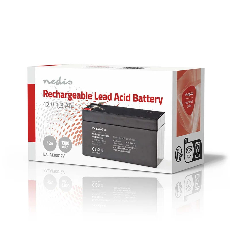 Oplaadbare Loodaccu 12V - 1300 mAh