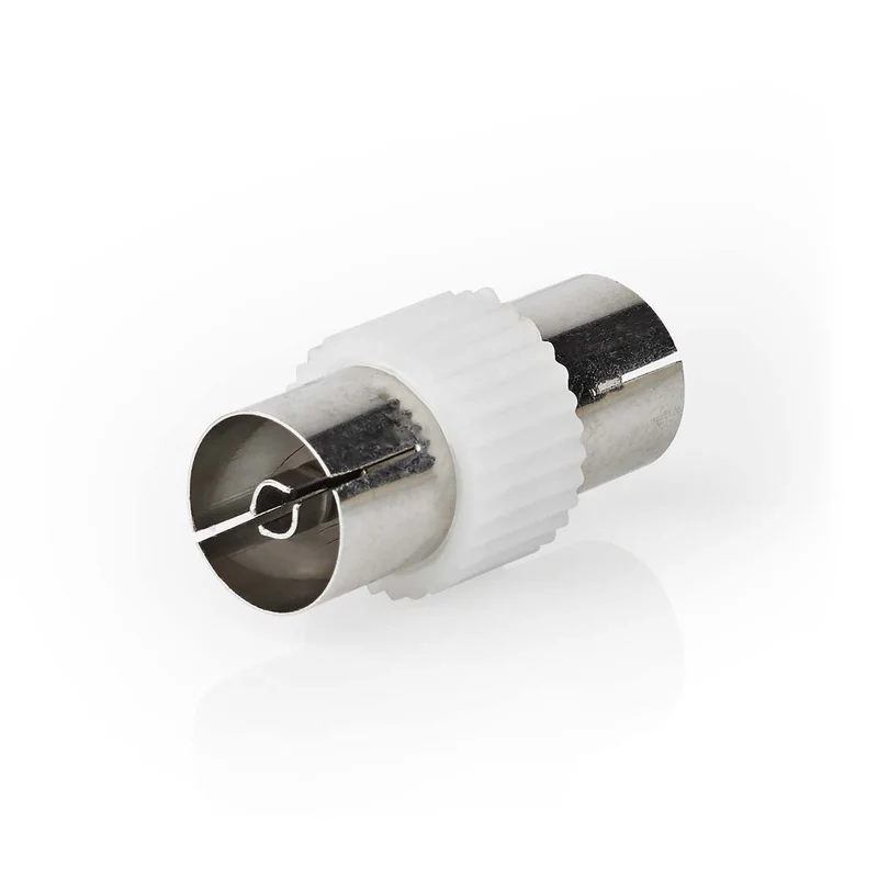 Satelliet- en Antenne-Adapter IEC (Coax) Female - IEC (Coax) Female - Vernikkeld
