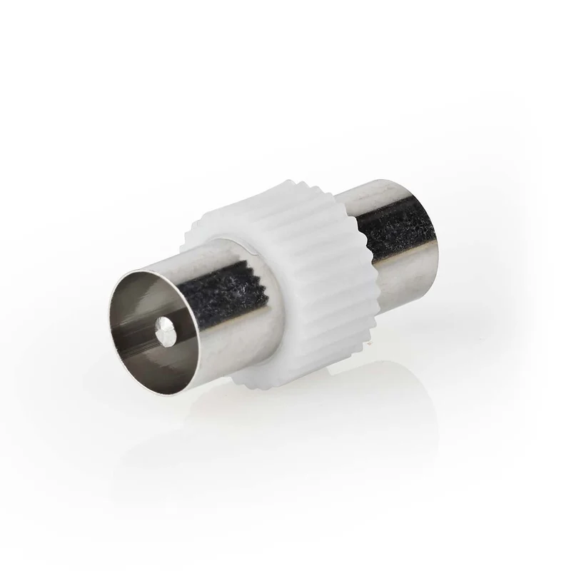 Satelliet- en Antenne-Adapter IEC (Coax) Male - IEC (Coax) Male - Vernikkeld