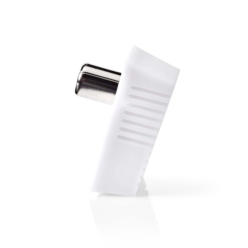 IEC (Coax) Connector Gehoekt - Male - Vernikkeld