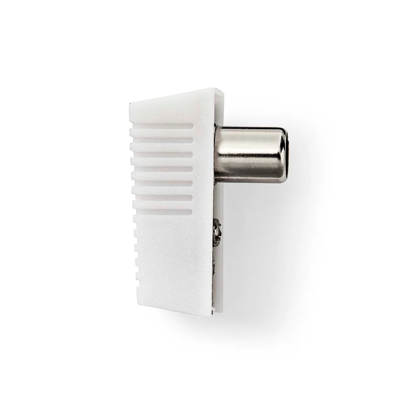 IEC (Coax) Connector Gehoekt - Male - Vernikkeld