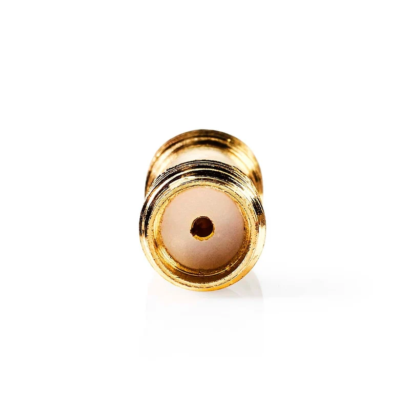 SMA-Adapter SMA Female - SMA Female - Verguld