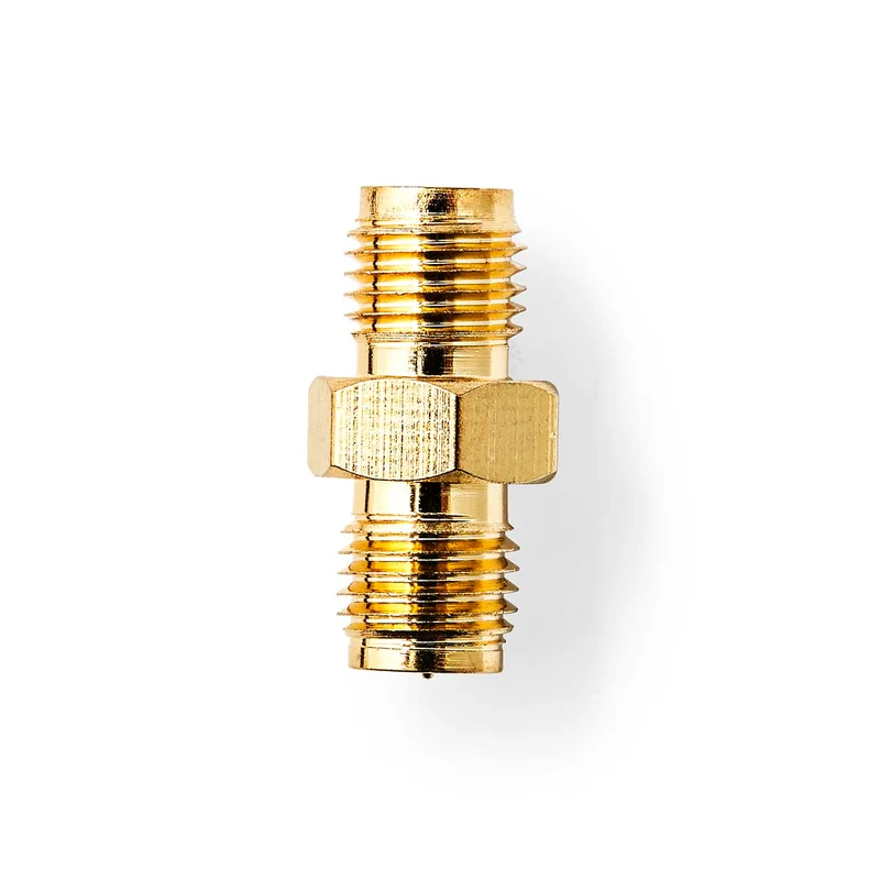 SMA-Adapter SMA Female Omgekeerde Polariteit - SMA Female - Verguld
