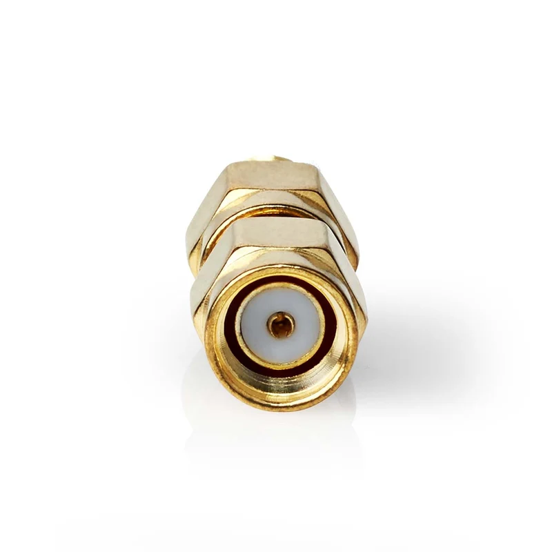 SMA-Adapter SMA Male Omgekeerde Polariteit - SMA Female - Verguld