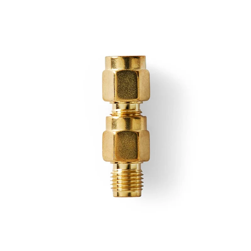 SMA-Adapter SMA Male Omgekeerde Polariteit - SMA Female - Verguld