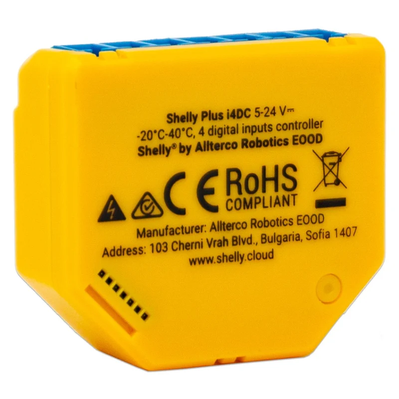 Shelly i4 DC Plus - Módulo WiFi/BT
