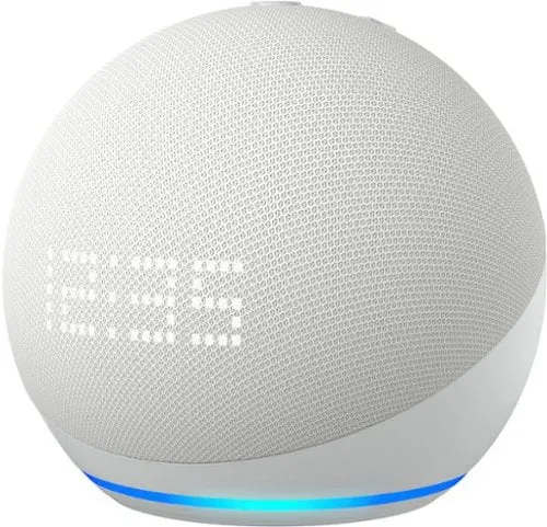 Amazon Alexa Echo Dot (Geração 5) c/ relógio - Branco