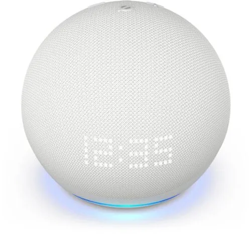 Amazon Alexa Echo Dot (Geração 5) c/ relógio - Branco