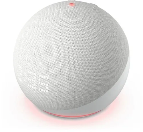 Amazon Alexa Echo Dot (Geração 5) c/ relógio - Branco