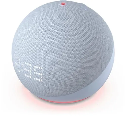 Amazon Alexa Echo Dot (Geração 5) c/ relógio - Azul